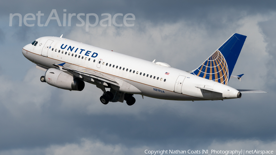 United Airlines Airbus A319-131 (N819UA) | Photo 408153