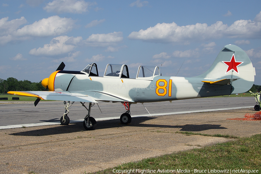 (Private) Yakovlev Yak-52 (N81FS) | Photo 92282