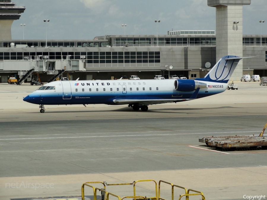 United Express (Atlantic Southeast Airlines) Bombardier CRJ-200ER (N820AS) | Photo 76828