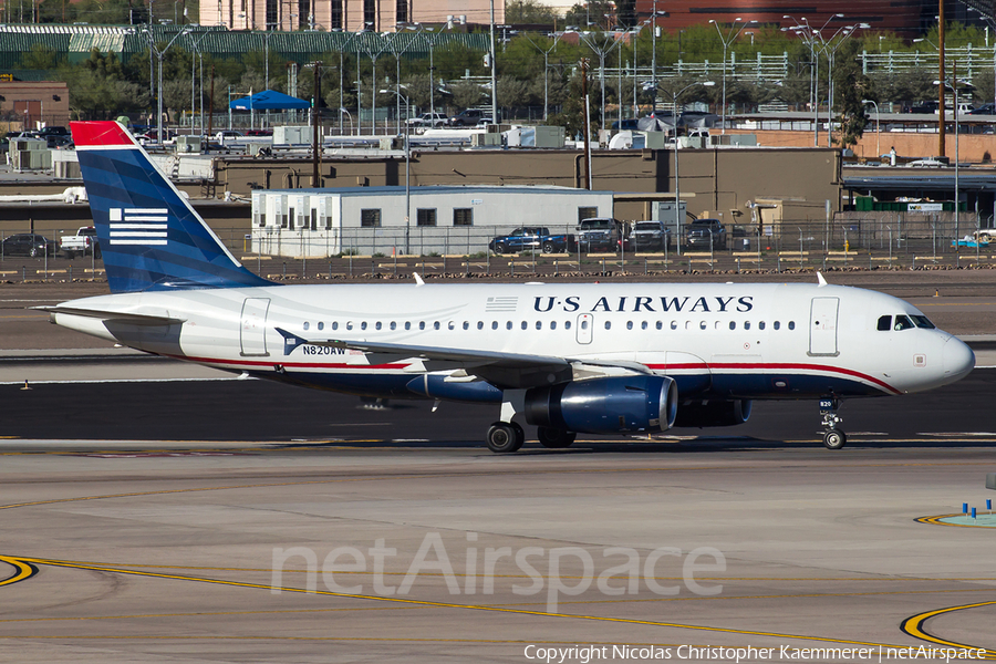 US Airways Airbus A319-132 (N820AW) | Photo 124026