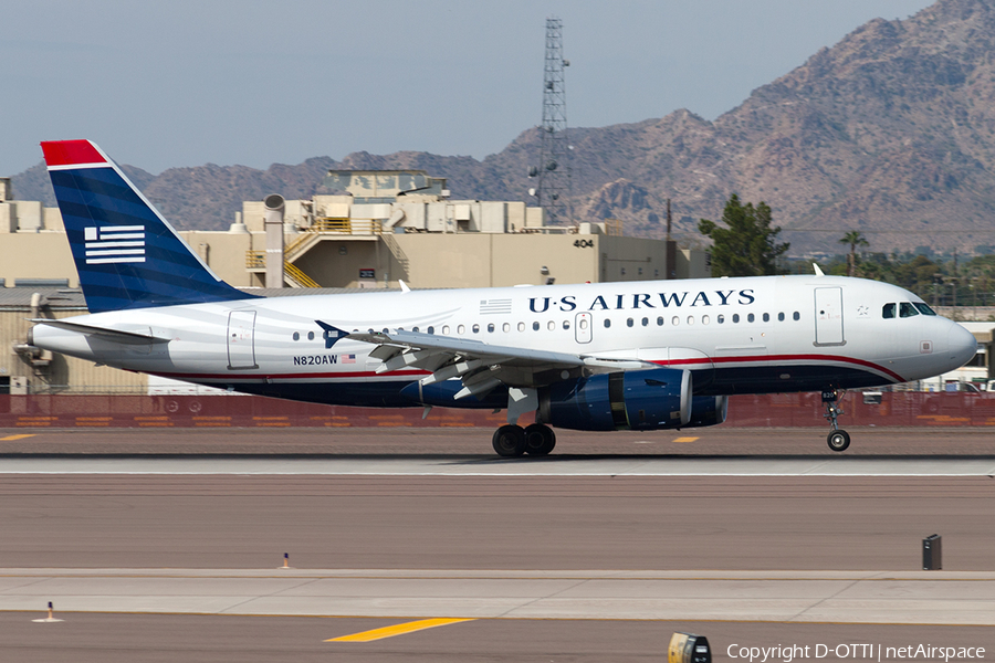 US Airways Airbus A319-132 (N820AW) | Photo 187977