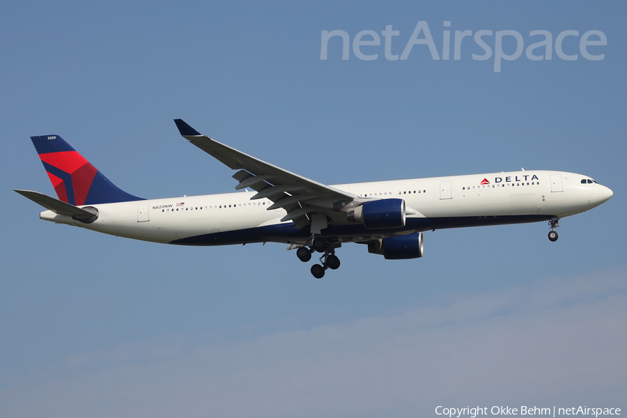 Delta Air Lines Airbus A330-323X (N820NW) | Photo 293561
