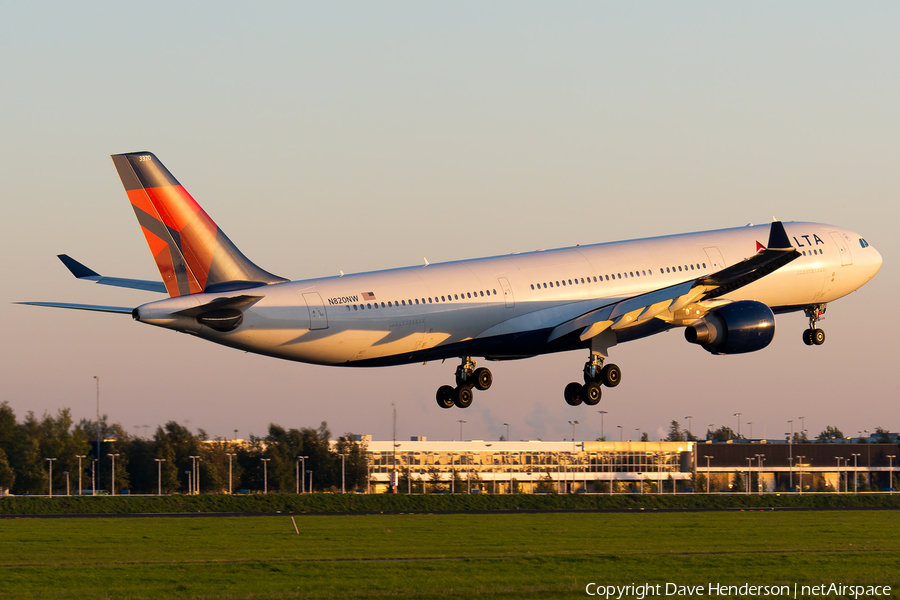 Delta Air Lines Airbus A330-323X (N820NW) | Photo 34759