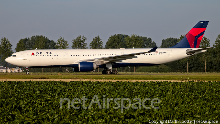 Delta Air Lines Airbus A330-323X (N820NW) | Photo 375495