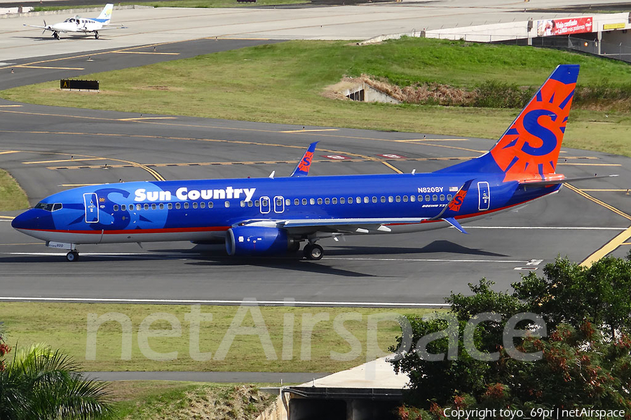 Sun Country Airlines Boeing 737-8FH (N820SY) | Photo 69456