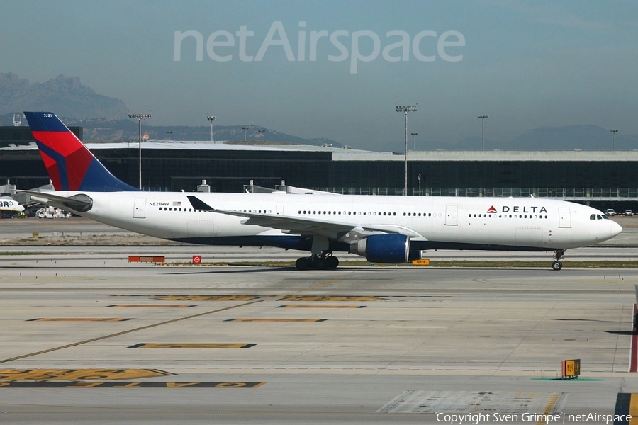 Delta Air Lines Airbus A330-323X (N821NW) | Photo 74812