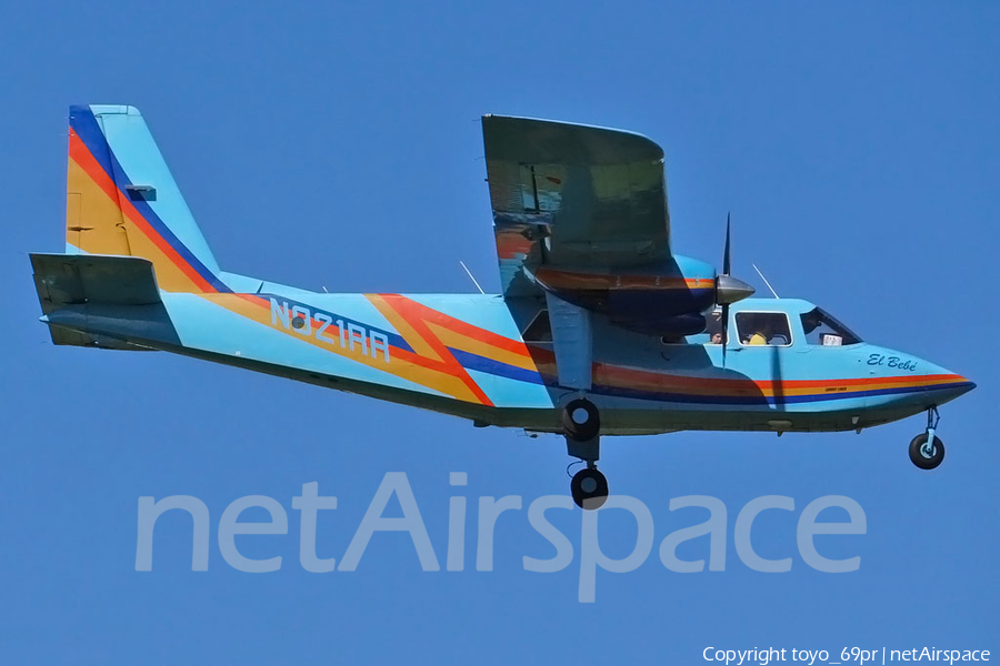 Air Flamenco Britten-Norman BN-2A-9 Islander (N821RR) | Photo 68607