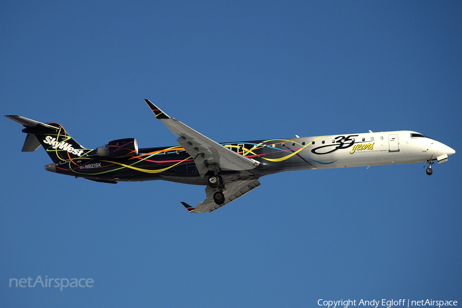 SkyWest Airlines Bombardier CRJ-900LR (N821SK) | Photo 258494