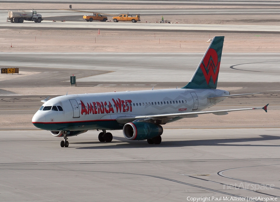 America West Airlines Airbus A319-132 (N822AW) | Photo 45640