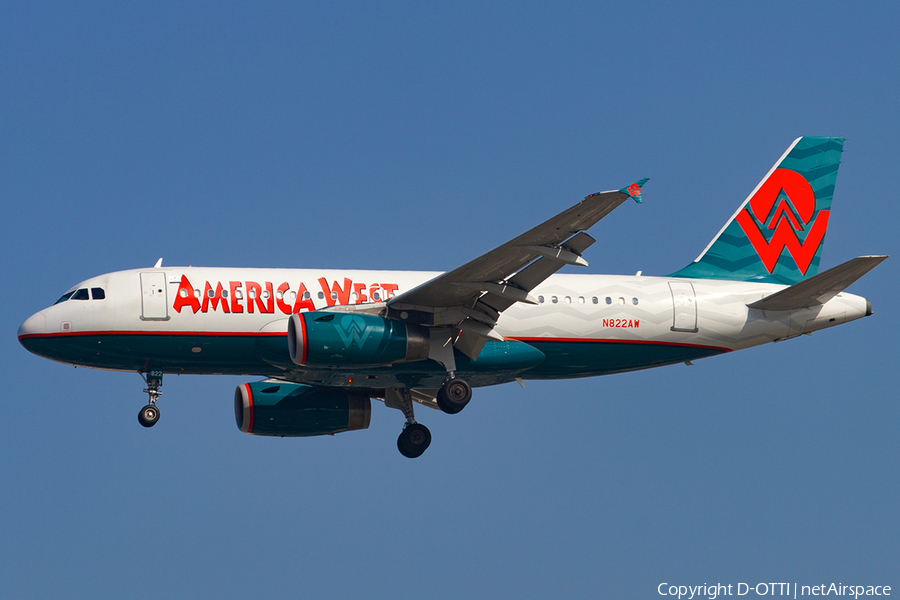 America West Airlines Airbus A319-132 (N822AW) | Photo 182969