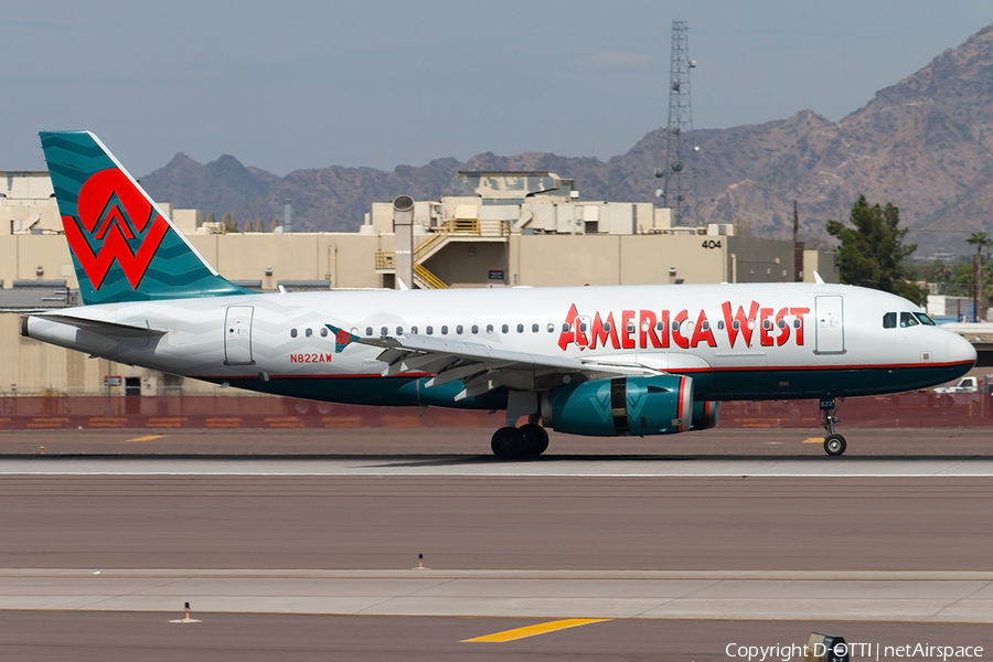 America West Airlines Airbus A319-132 (N822AW) | Photo 187805