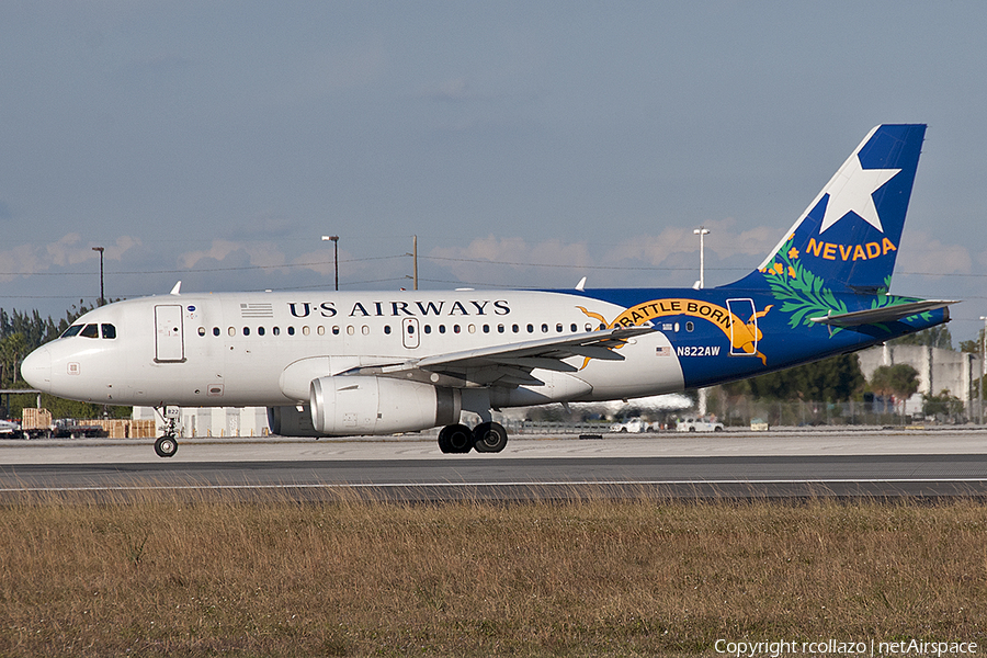US Airways Airbus A319-132 (N822AW) | Photo 63759