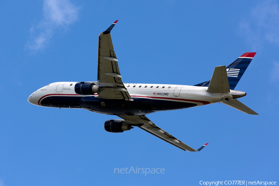 US Airways Express (Republic Airlines) Embraer ERJ-170SU (ERJ-170-100SU) (N822MD) | Photo 95105