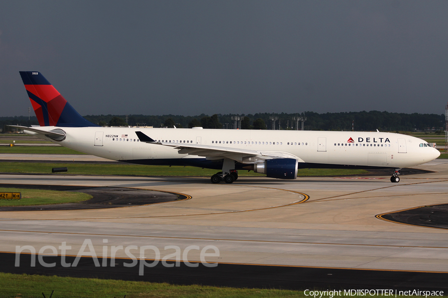 Delta Air Lines Airbus A330-302 (N822NW) | Photo 86620