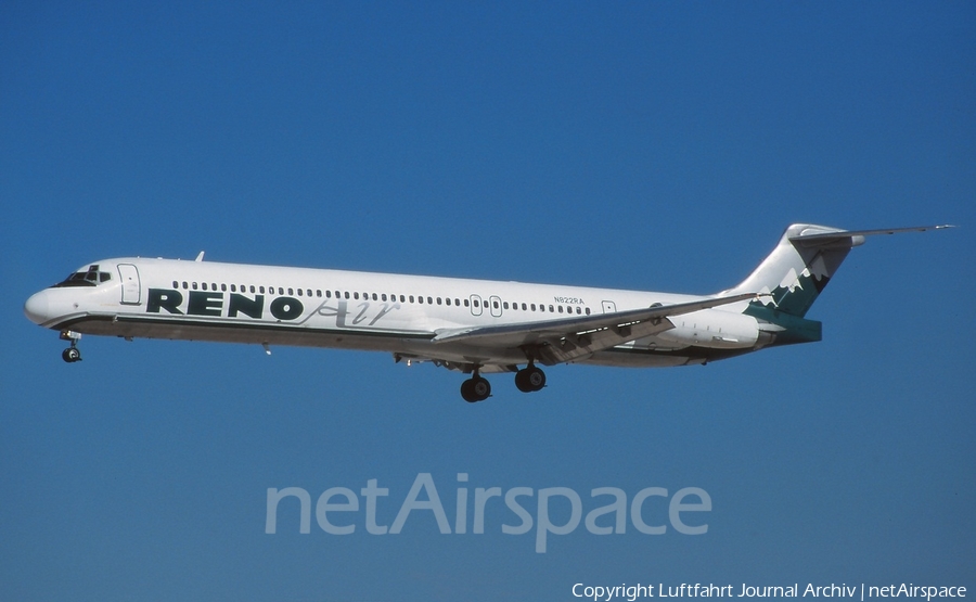 Reno Air McDonnell Douglas MD-83 (N822RA) | Photo 408829