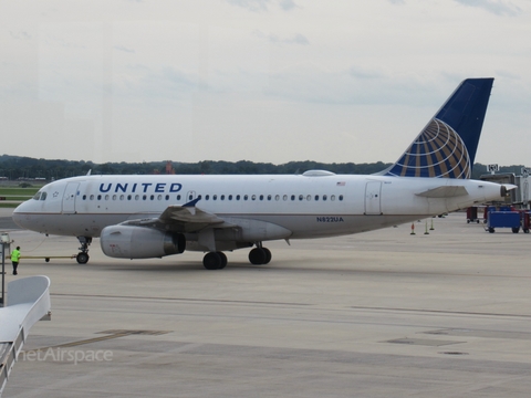 United Airlines Airbus A319-132 (N822UA) at  Baltimore - Washington International, United States