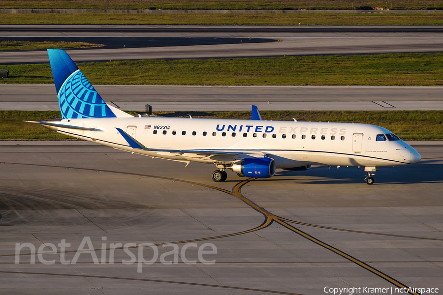 United Express (Mesa Airlines) Embraer ERJ-175LR (ERJ-170-200LR) (N82314) | Photo 677158