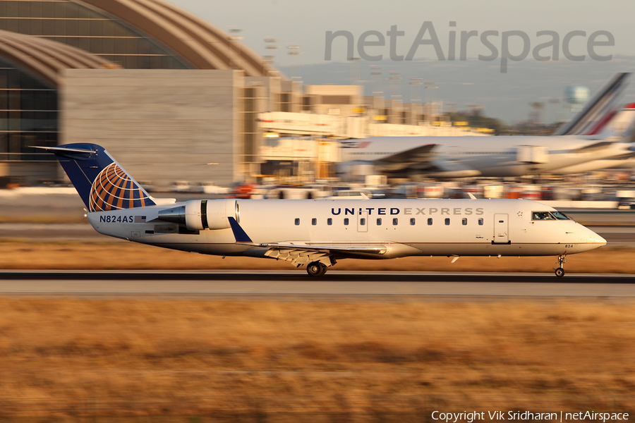 United Express (SkyWest Airlines) Bombardier CRJ-200ER (N824AS) | Photo 77787