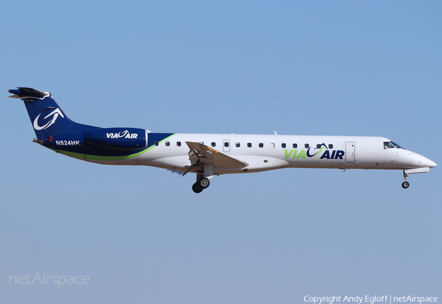 ViaAir Embraer ERJ-145LR (N824HK) | Photo 205907