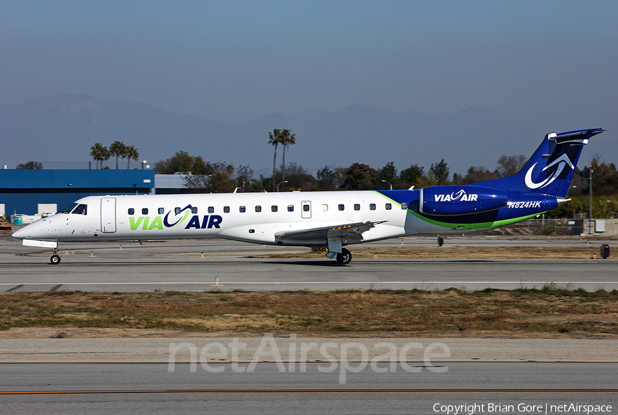 ViaAir Embraer ERJ-145LR (N824HK) | Photo 94772