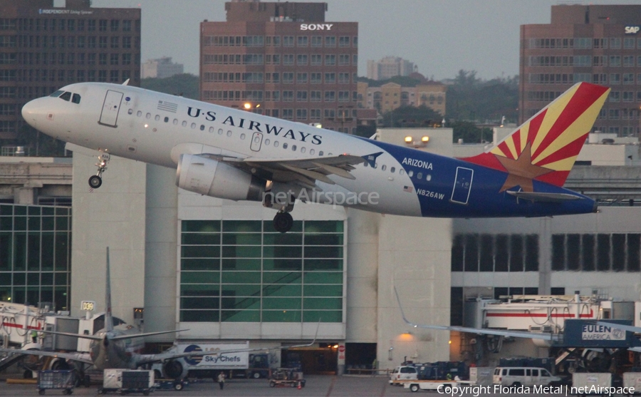 US Airways Airbus A319-132 (N826AW) | Photo 315666