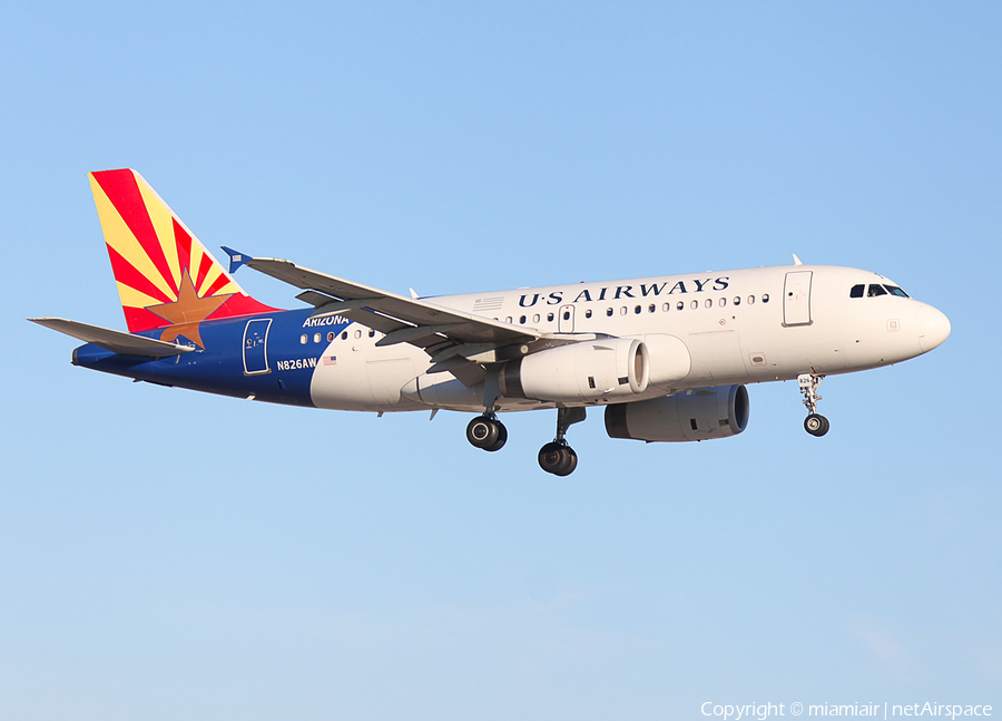 US Airways Airbus A319-132 (N826AW) | Photo 63427