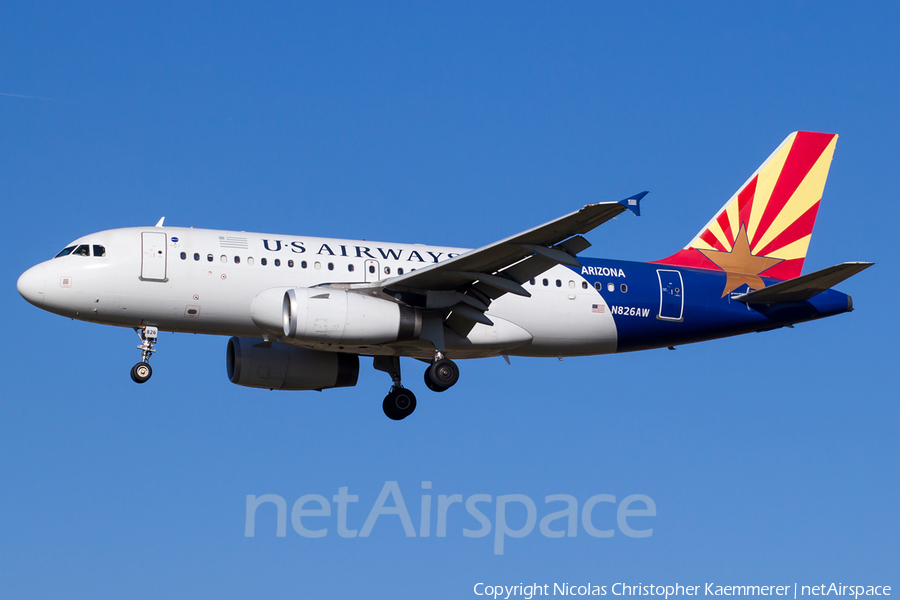 US Airways Airbus A319-132 (N826AW) | Photo 101563