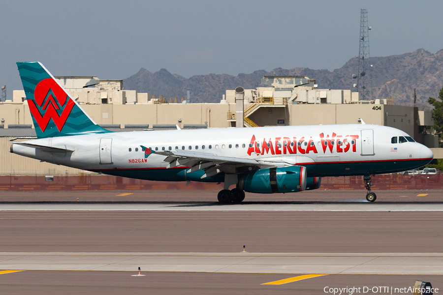 America West Airlines Airbus A319-132 (N826AW) | Photo 187816