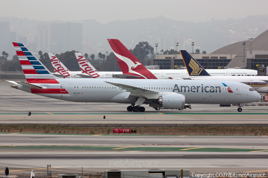 American Airlines Boeing 787-9 Dreamliner (N827AN) | Photo 417194