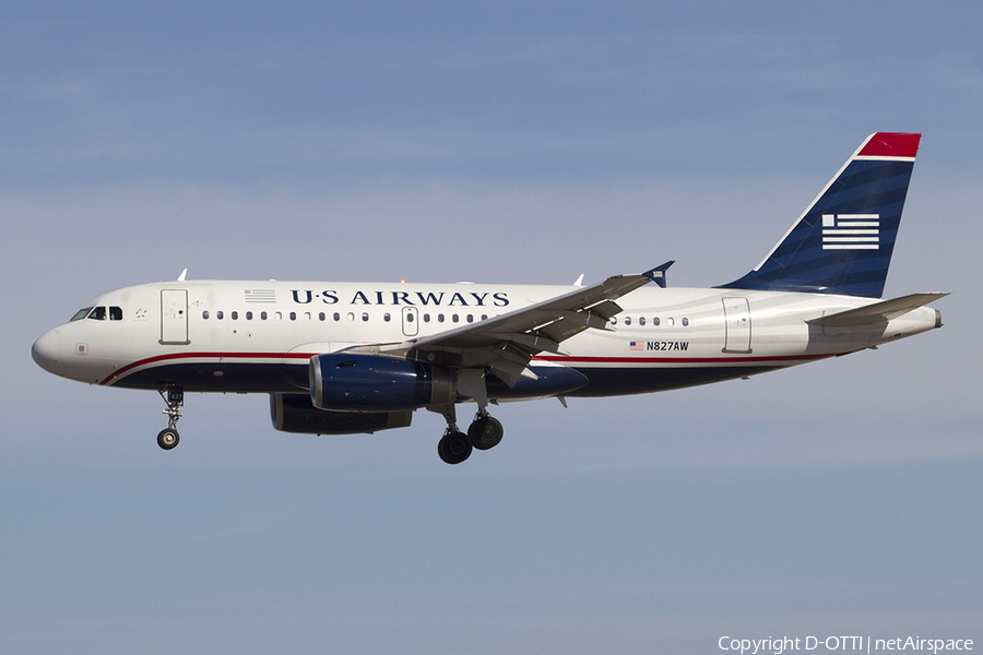 US Airways Airbus A319-132 (N827AW) | Photo 341735