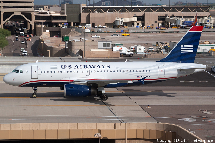 US Airways Airbus A319-132 (N827AW) | Photo 188490