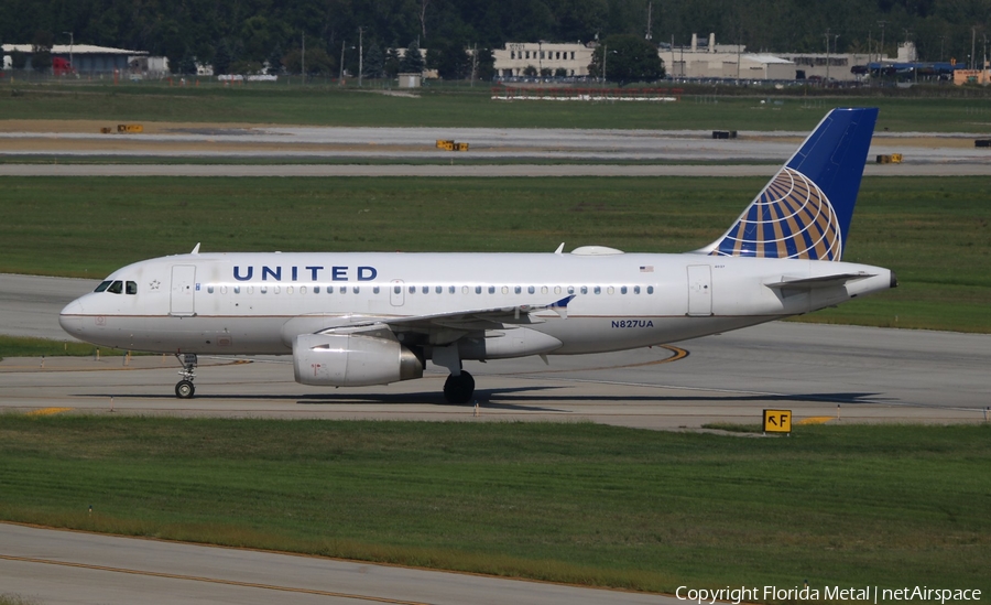 United Airlines Airbus A319-131 (N827UA) | Photo 315723