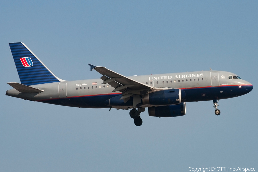 United Airlines Airbus A319-131 (N827UA) | Photo 176594
