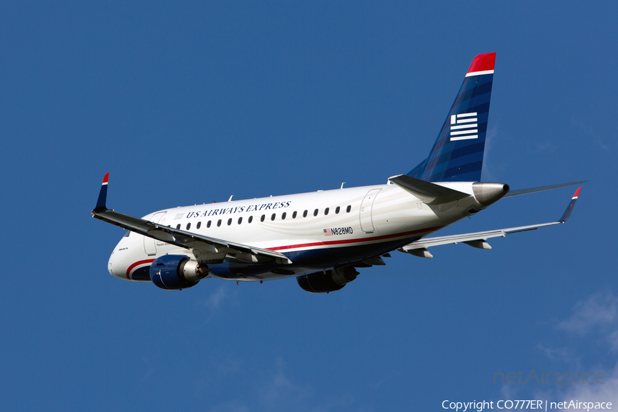 US Airways Express (Republic Airlines) Embraer ERJ-170SU (ERJ-170-100SU) (N828MD) | Photo 24763