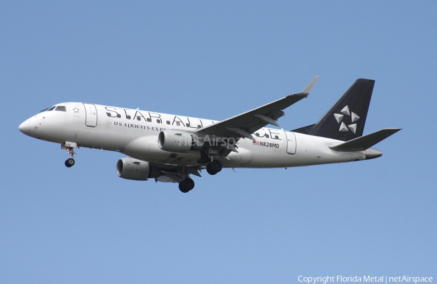 US Airways Express (Republic Airlines) Embraer ERJ-170SU (ERJ-170-100SU) (N828MD) | Photo 302006