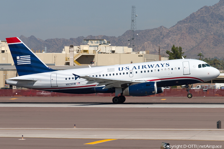 US Airways Airbus A319-132 (N829AW) | Photo 188338