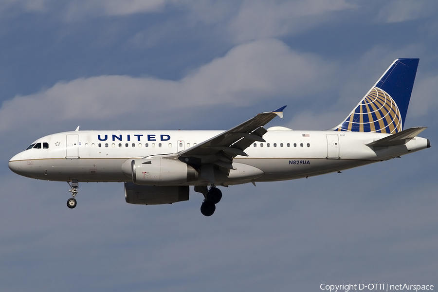 United Airlines Airbus A319-131 (N829UA) | Photo 458339