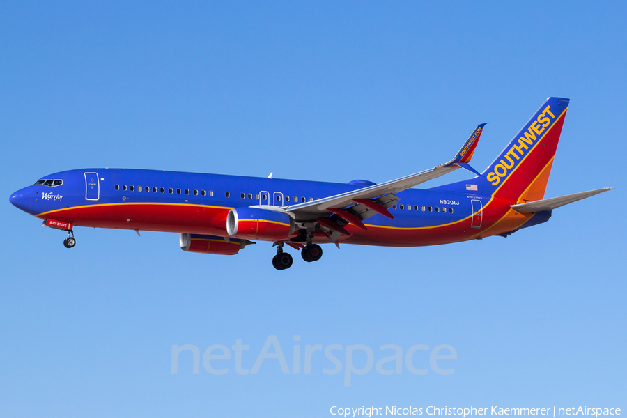 Southwest Airlines Boeing 737-8H4 (N8301J) | Photo 127374