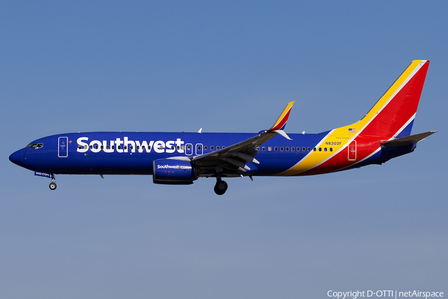 Southwest Airlines Boeing 737-8H4 (N8302F) | Photo 524019