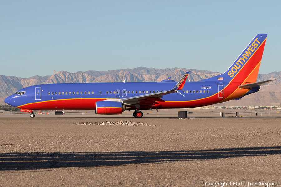 Southwest Airlines Boeing 737-8H4 (N8302F) | Photo 200970