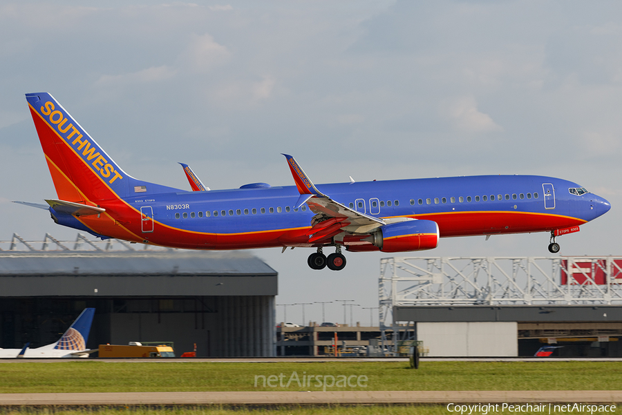 Southwest Airlines Boeing 737-8H4 (N8303R) | Photo 168130