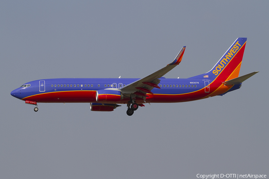 Southwest Airlines Boeing 737-8H4 (N8307K) | Photo 385399