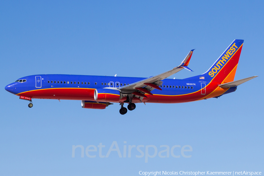 Southwest Airlines Boeing 737-8H4 (N8307K) | Photo 127367