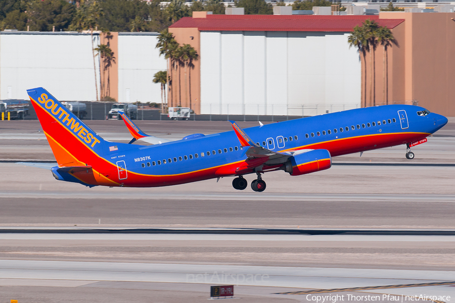 Southwest Airlines Boeing 737-8H4 (N8307K) | Photo 96529