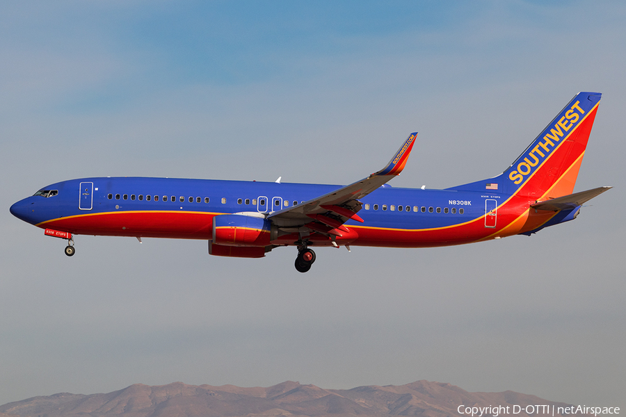 Southwest Airlines Boeing 737-8H4 (N8308K) | Photo 137547