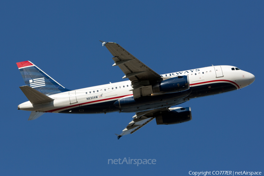 US Airways Airbus A319-132 (N830AW) | Photo 47373