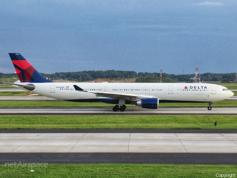 Delta Air Lines Airbus A330-302 (N830NW) | Photo 346574