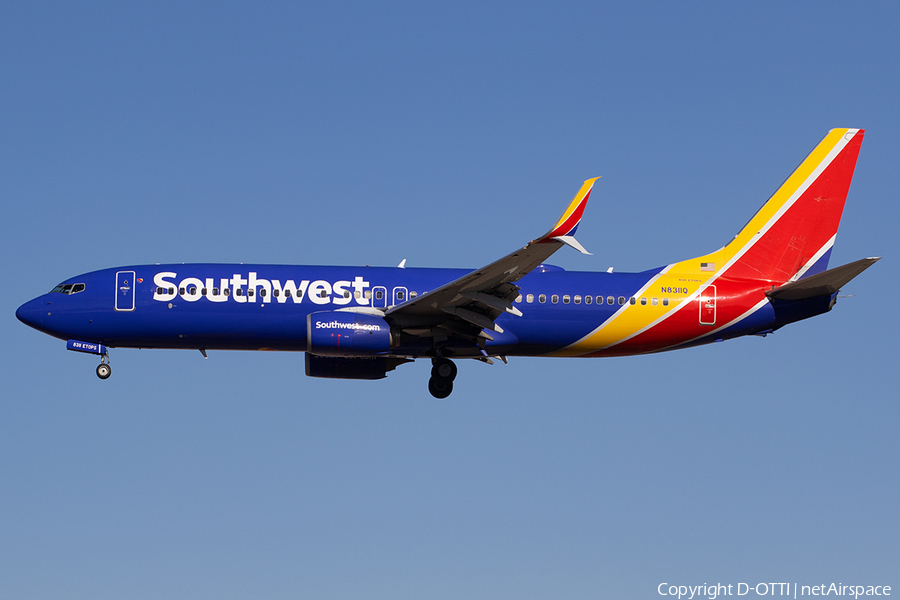 Southwest Airlines Boeing 737-8H4 (N8311Q) | Photo 555892