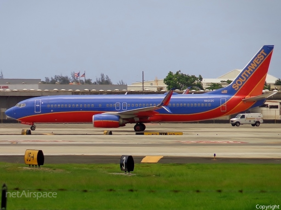 Southwest Airlines Boeing 737-8H4 (N8312C) | Photo 166825