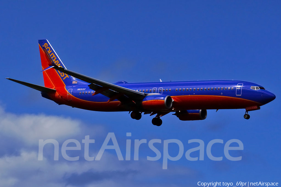 Southwest Airlines Boeing 737-8H4 (N8312C) | Photo 68068